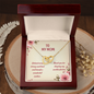 To My Mom" Interlocking Hearts Necklace — Elegant Mother's Day Gift