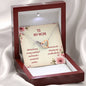 To My Mom" Interlocking Hearts Necklace — Elegant Mother's Day Gift