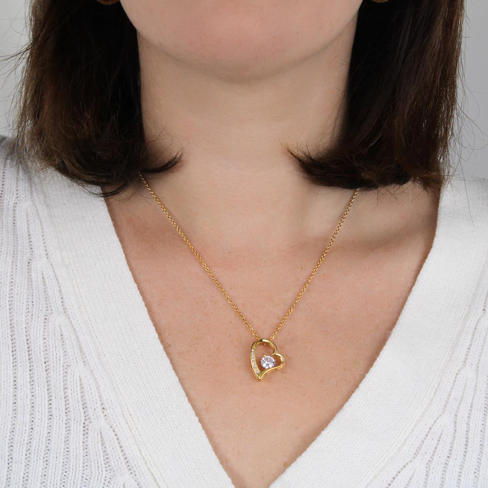To My Wife – Beautiful Love Message Necklace from Husband