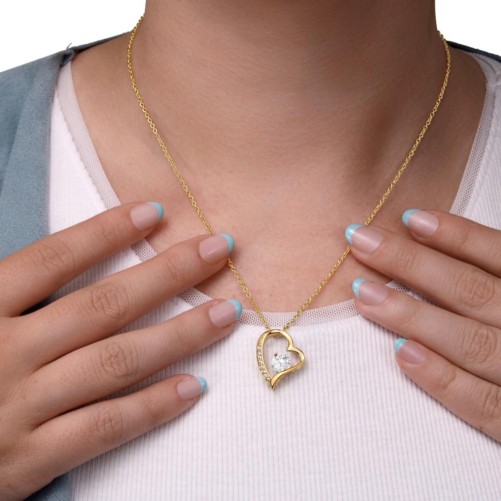 To My Wife – Beautiful Love Message Necklace from Husband
