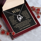 To My Wife – Beautiful Love Message Necklace from Husband