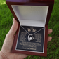 To My Wife – Beautiful Love Message Necklace from Husband