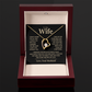 To My Wife – Beautiful Love Message Necklace from Husband