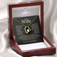 To My Wife – Beautiful Love Message Necklace from Husband